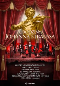 plakat_a4_urodziny Johanna Straussa- koncert